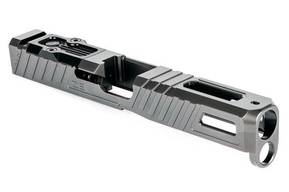 ZEV Technologies Omen Stripped Slide With RMR Plate, Glock 17 Gen 5, Gray