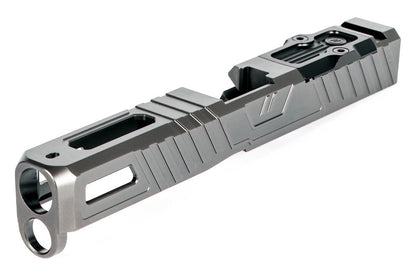 ZEV Technologies Omen Stripped Slide With RMR Plate, Glock 17 Gen 5, Gray
