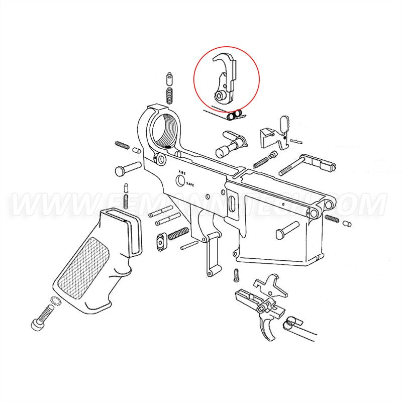 Eemann Tech - Small parts Hammer for AR-15