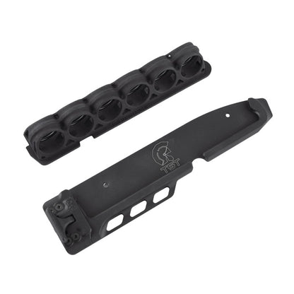 Toni System Porta cartuccia laterale base in alluminio 6 cartucce cal. 12 per Benelli M4