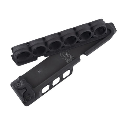 Toni System Porta cartuccia laterale base in alluminio 6 cartucce cal. 12 per Benelli M4