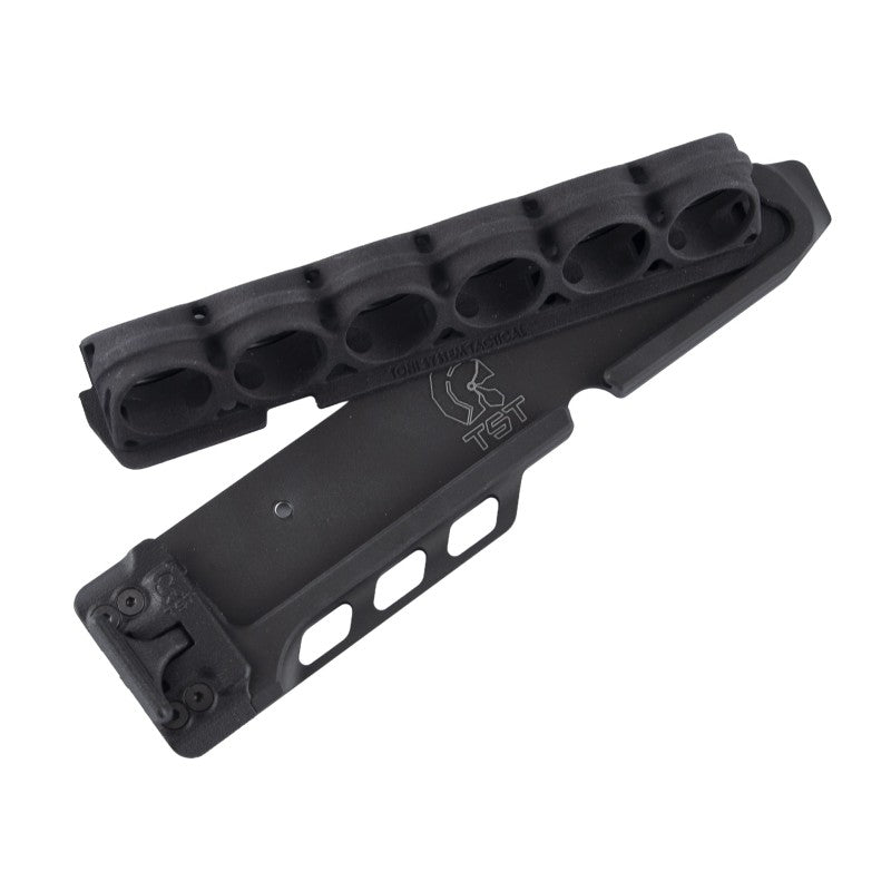 Toni System Porta cartuccia laterale base in alluminio 6 cartucce cal. 12 per Benelli M4