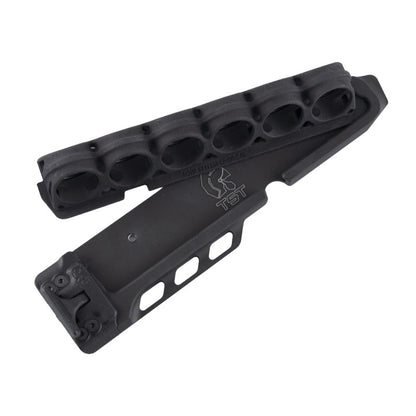 Toni System Porta cartuccia laterale base in alluminio 6 cartucce cal. 12 per Benelli M4