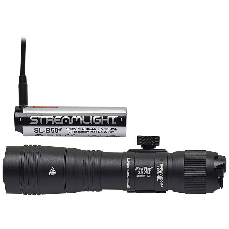 Streamlight ProTac 2.0 Rail Mount con batteria ricaricabile SL-B50