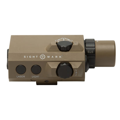 Sightmark LoPro Mini Combo Flashlight and Green Laser Sight - Dark Earth