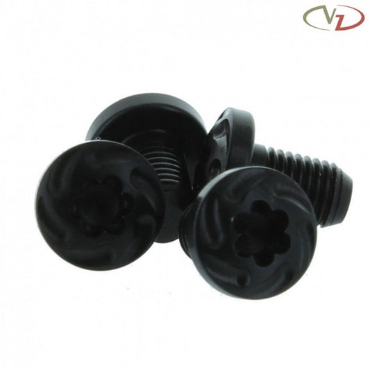 Tornillos para cachas 1911 Turbo VZ Grips, juego de 4 piezas - Negro