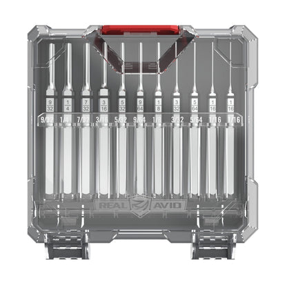 Real Avid ACCU-PUNCH 11-PIECE ROLL PIN PUNCH SET Cacciaspine