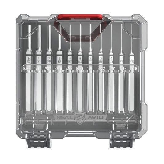 Real Avid ACCU-PUNCH 11-PIECE ROLL PIN PUNCH SET Cacciaspine
