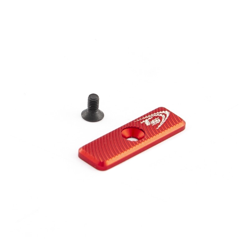 Toni System Pulsante di sgancio maggiorato 30 x 10 mm – Rosso