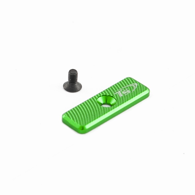 Toni System Pulsante di sgancio maggiorato 30 x 10 mm – Verde