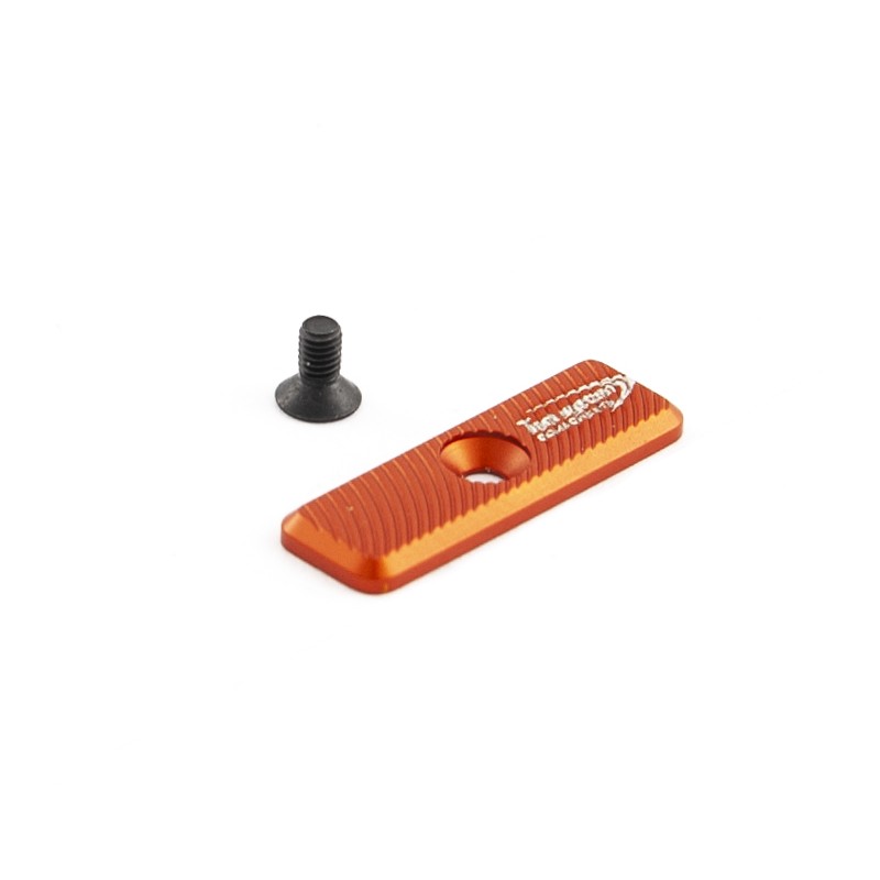 Toni System Pulsante di sgancio maggiorato 30 x 10 mm – Arancione