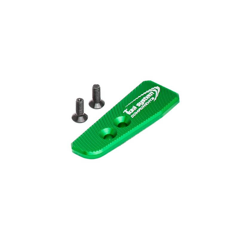 Toni System Pulsante di sgancio maggiorato asimmetrico per Benelli M2 SP – Verde