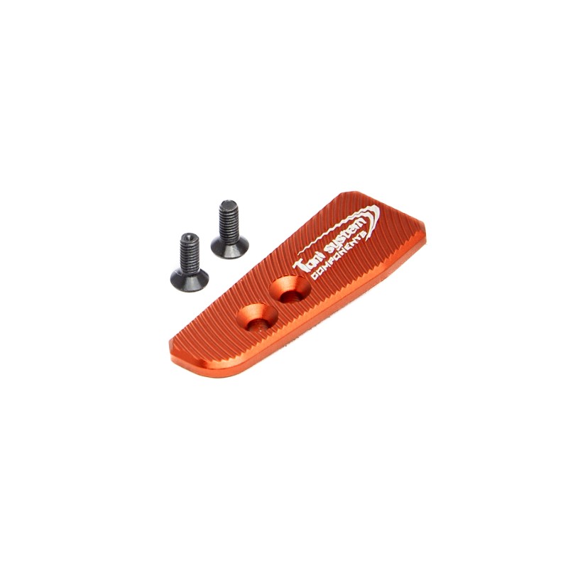 Toni System Pulsante di sgancio maggiorato asimmetrico per Benelli M2 SP – Arancione