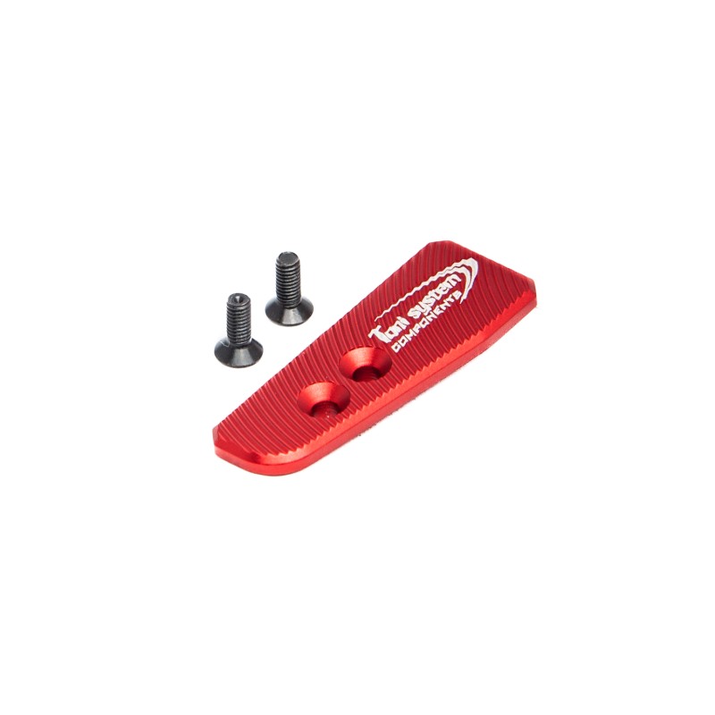 Toni System Pulsante di sgancio maggiorato asimmetrico per Benelli M2 SP – Rosso