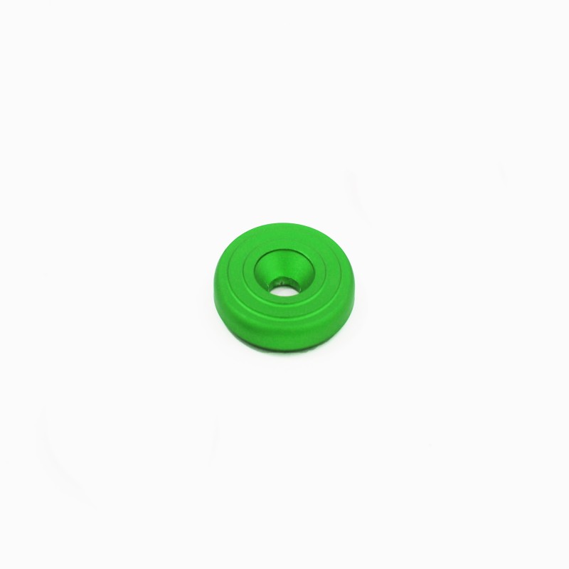 Toni System Pulsante di sgancio maggiorato rotondo – Verde