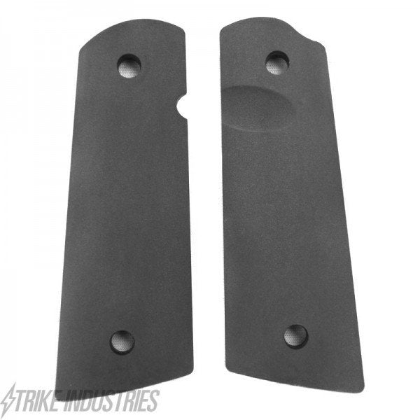 Strike Industries guancette 1911 PX-08 lisce nero opaco