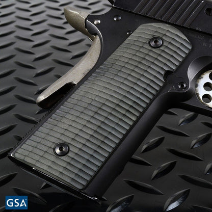 Guancette Strike Industries PX-14 Streamlined Pattern per 1911, finitura opaca, immagine 2 di 3