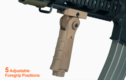 UTG Impugnatura Ambidestra Per AR-15 Regolabile FDE