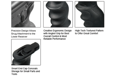 UTG Model 4/AR15 Combat Sniper Pistol Grip Black