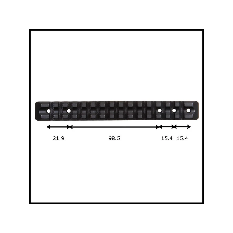 Recknagel base Picatinny/Weaver in alluminio per Merkel SR1 Basic