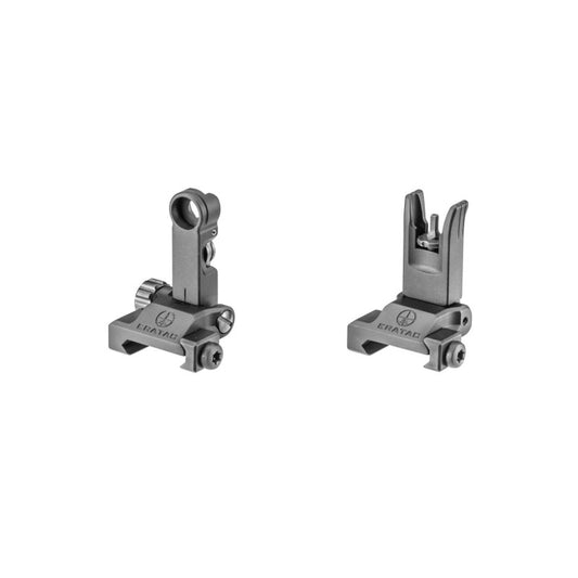 ERATAC set mire abbattibili BUIS Picatinny con mirino 1,8 mm