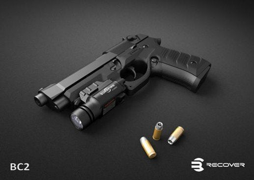 Recover Grip & Rail System per Beretta 92 - Black