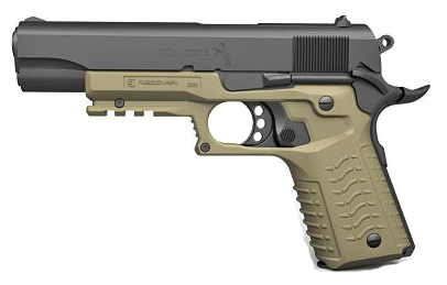 Recover Grip & Rail System per 1911 GEN II - TAN