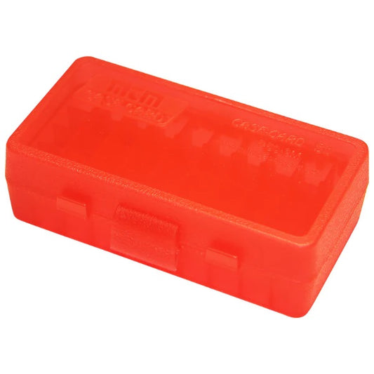 MTM - Flip-Top Ammo Box .44 MAG, 45LC - 50 Colpi Red