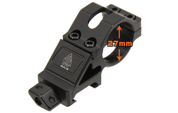 UTG Angled Offset Low Profile Ring Mount for Light Devices
