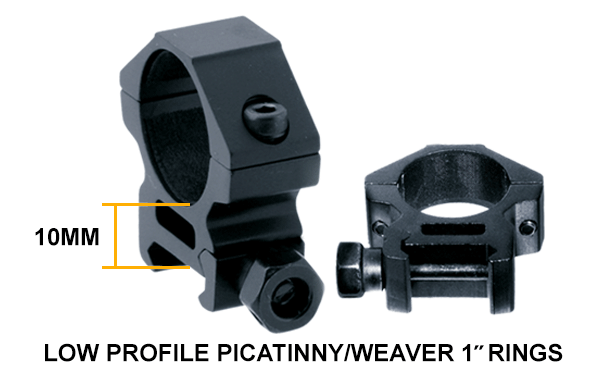 Cannocchiale UTG 4x32 CQB tubo 1" Mil-Dot, immagine 6