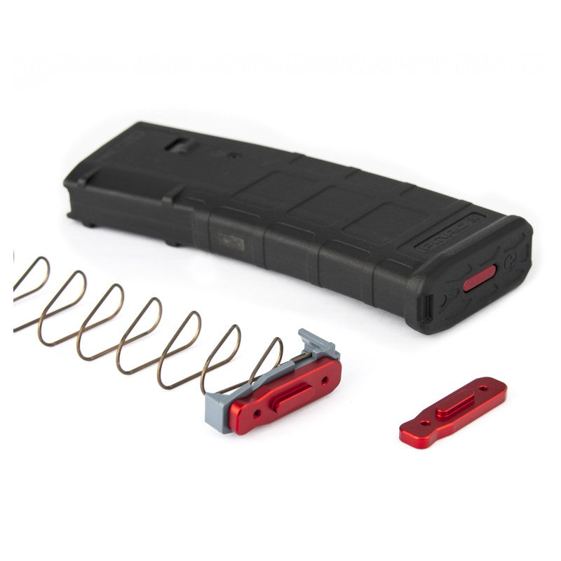 Toni System Riduttore di un colpo per caricatori Magpul PMAG30 AR/M4 – Rosso