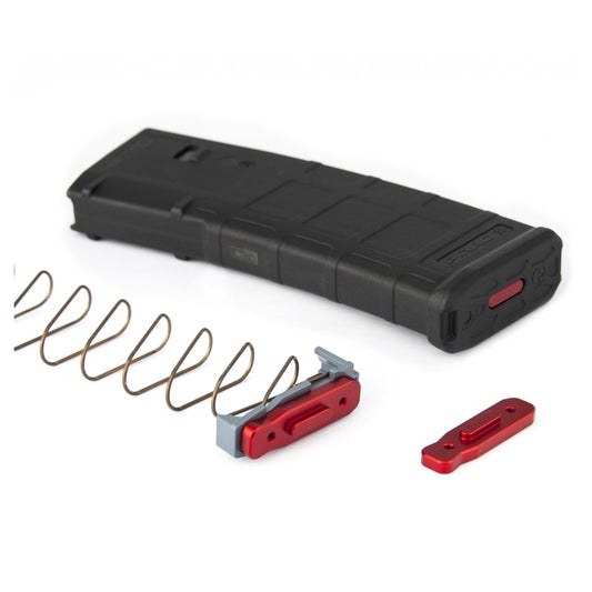 Toni System Riduttore di un colpo per caricatori Magpul PMAG30 AR/M4 – Rosso