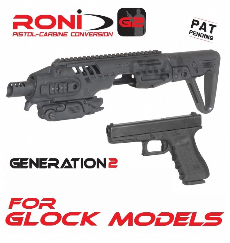 RONI Glock Chassis Longer Version Black