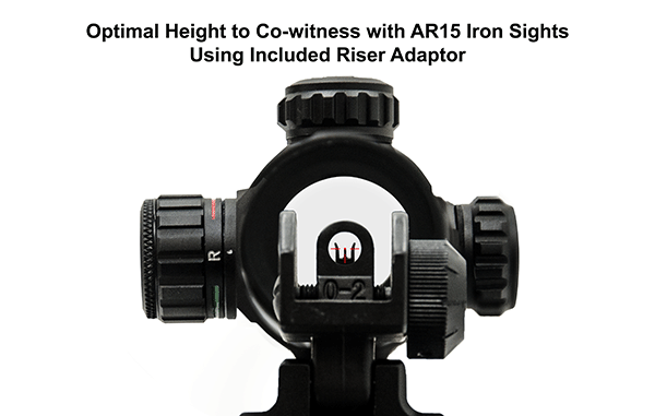 UTG 4.2" ITA Red/Green T-Dot with QD Mount Riser Adaptor