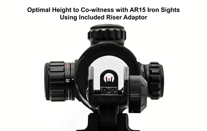 UTG 4.2" ITA Red/Green T-Dot with QD Mount Riser Adaptor
