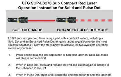UTG laser rosso sub-compatto SCP-LS278, immagine 6
