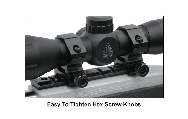 Cannocchiale UTG 4x32 CQB tubo 1" Mil-Dot, immagine 7