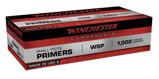 Winchester Small Pistol Primers Regular 1000pcs