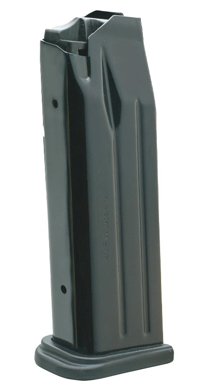 Caricatore SF Meccanica per Para-Ordnance P16, BUL SAS 2 e Arma Zeka calibro 40 S&W su sfondo bianco