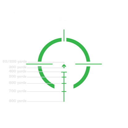 Swampfox TRIHAWK 3X30 Prism Scope BDC Green Reticle