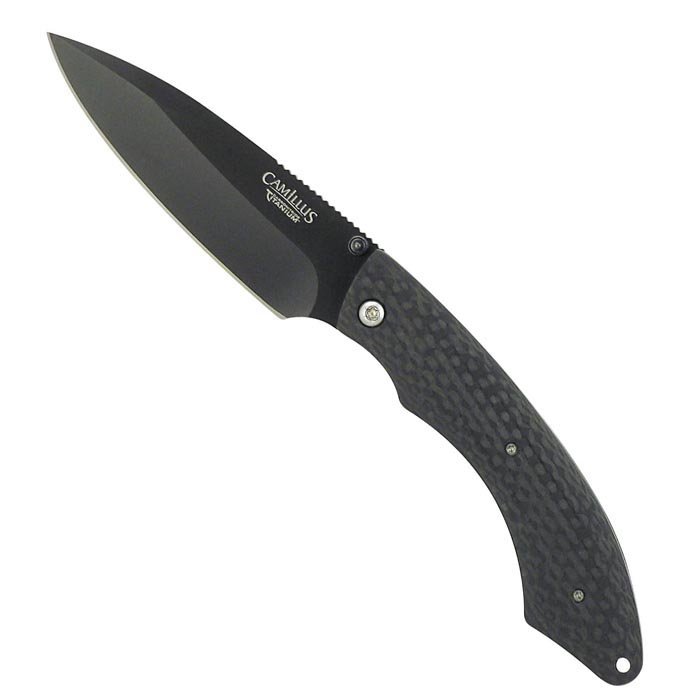 Camillus 6.5" Folding Carbon Fiber Polished Handle
