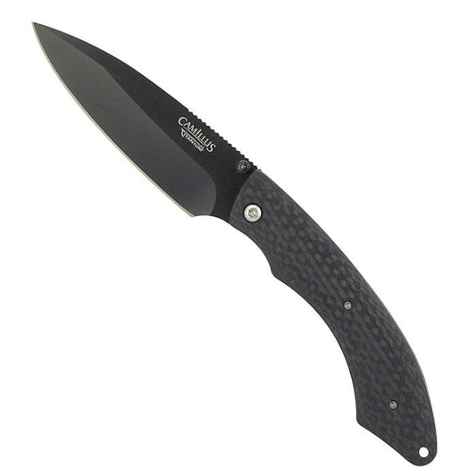 Camillus 6.5" Folding Carbon Fiber Polished Handle