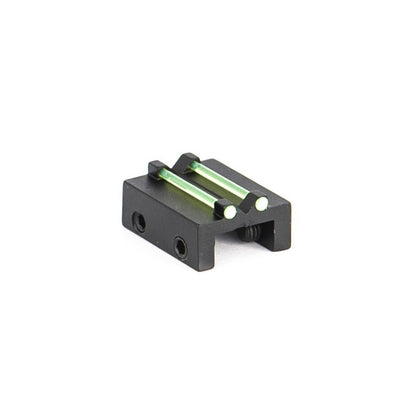 Toni System Tacca di mira di ricambio per bindella AR15 con fibra ottica verde da 1 mm