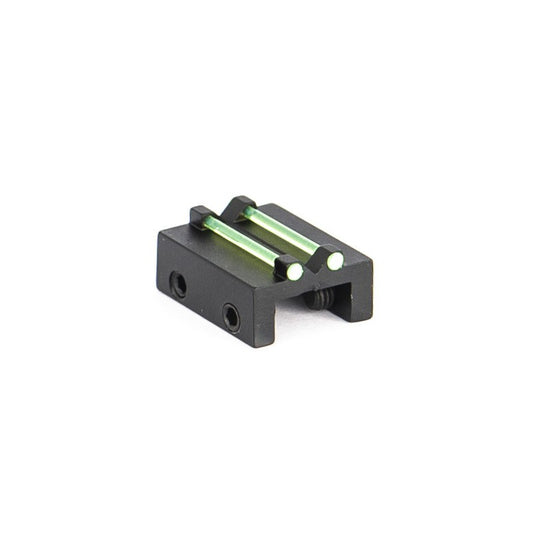 Toni System Tacca di mira per bindella inferiore a 8,1 mm con fibra ottica verde da 1 mm