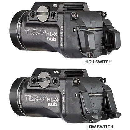 Streamlight TLR-7 HL-X Sub USB interruttori alto e basso intercambiabili