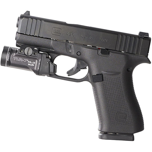 Streamlight TLR-7 HL-X Sub USB per Glock 43X/48, torcia per arma corta nera