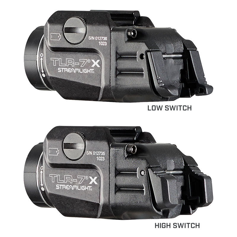 Streamlight TLR-7 X interruttori alto e basso intercambiabili