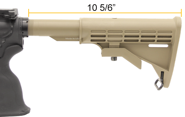 UTG Receiver Extension Tube Mil-Specs 6 Position FDE