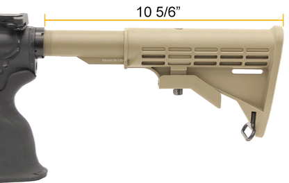 UTG Receiver Extension Tube Mil-Specs 6 Position FDE