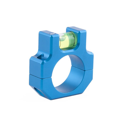 Toni System Livella con bolla per ottica con tubo da 25,4 mm – Blu